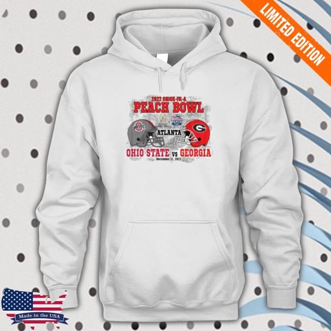Official Ohio State Vs Georgia Bulldogs 2022 Chick-Fil-A Peach Bowl Shirts Official Ohio State Vs Georgia Bulldogs 2022 Chick-Fil-A Peach Bowl Shirts
