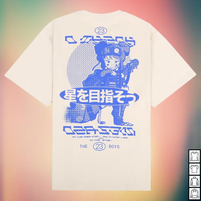 Official The Boys Merch Store Neocity Tshirt Off-White/Blue TheBoys Shop