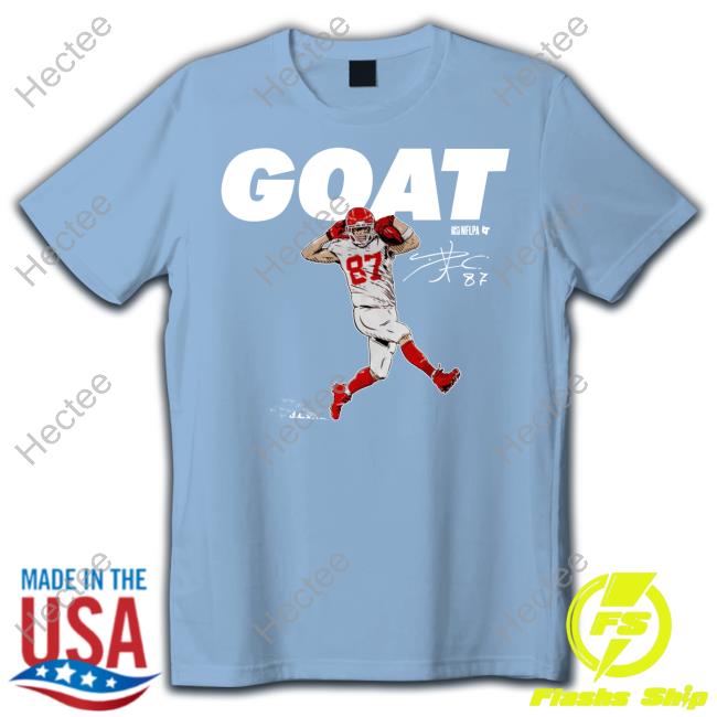 Travis Kelce Goat Tee Shirt