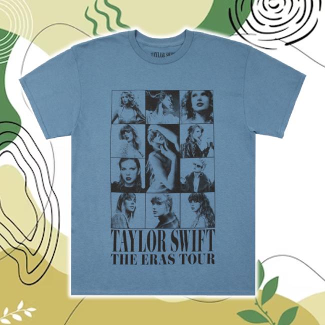 Original Taylor Swift The Eras Tour Blue T-Shirt Taylorswift Shop