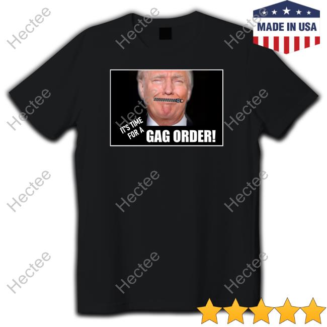 Phoenix Maclinx Trump It's Time For A Gag Order Hooded Sweatshirt