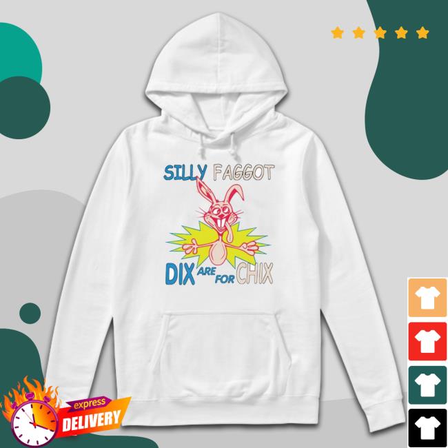 Silly Faggot Dix Are For Chix Crewneck Sweatshirt