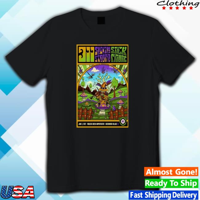 Official 311 Stick Figure Fiddlers Green 2022 Poster Classic Shirt