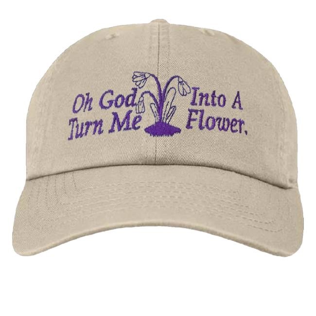 Official Weyes Blood Merch God Turn Me Into A Flower Dad New Cap