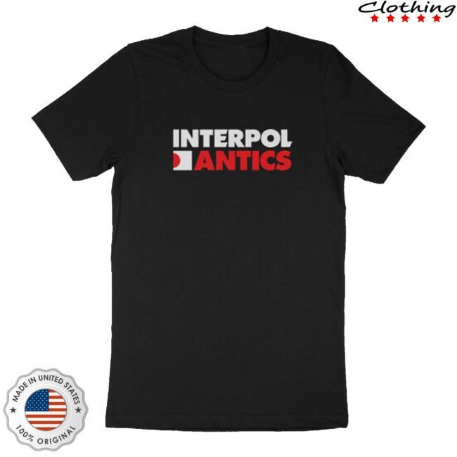 Limited Interpol Merch Store Antics Tee Black Long Sleeve Shirt