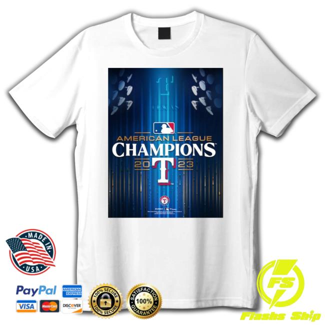 Trending Texas Rangers Fanatics Authentic 2023 American League Champions Sublimated Plaque Poster TankTop