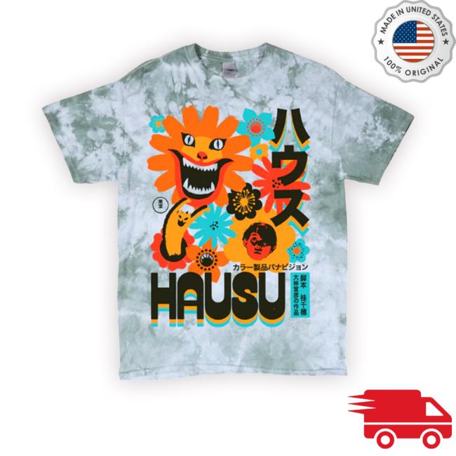 Official Hausu Tie Dye Crewneck Sweatshirt