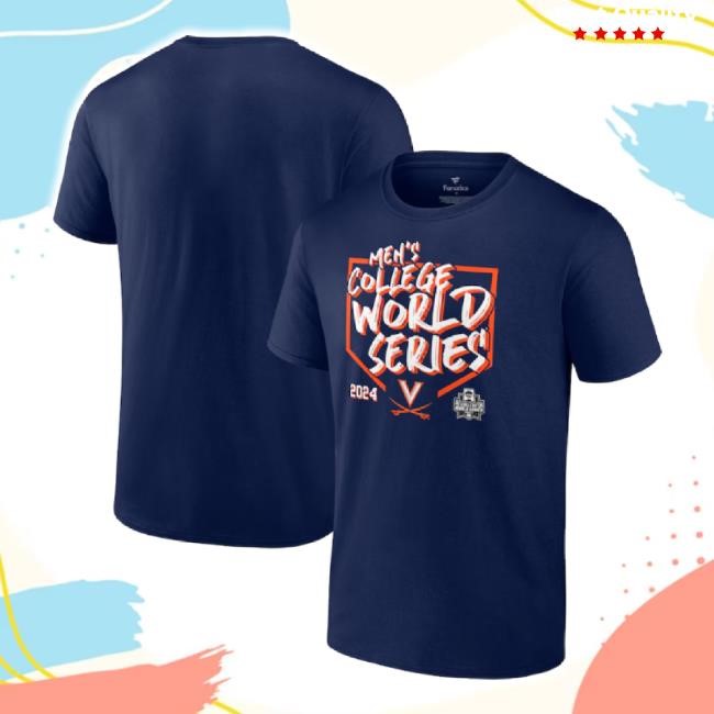 Trending Virginia Cavaliers Fanatics 2024 Ncaa Men's Baseball College World Series Swing Away Long Sleeve T Shirt - Navy Fanatics Shop