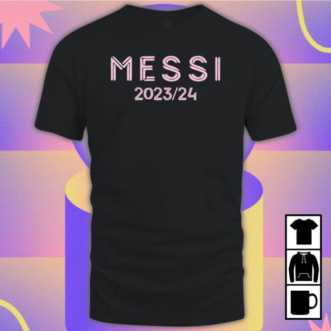 Official 2023-2024 Messi Join Miami Shirt