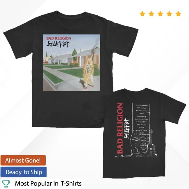 Bad Religion Suffer Track List Classic Shirt