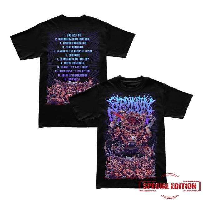 Original Extermination Dismemberment "Dehumanization Protocol - Harvest Machine" Sweatshirt Unique Leader Shop