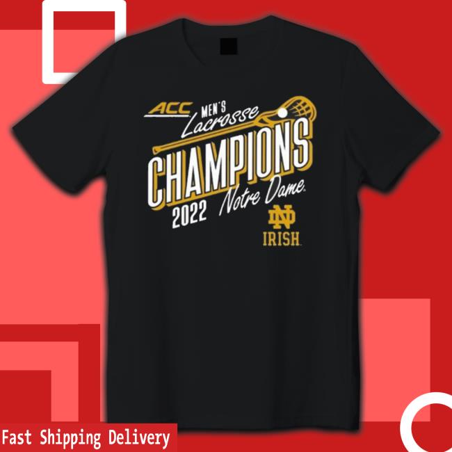 Notre Dame Fighting Irish 2022 Acc Men’S Lacrosse Conference Champions Sweatshirt
