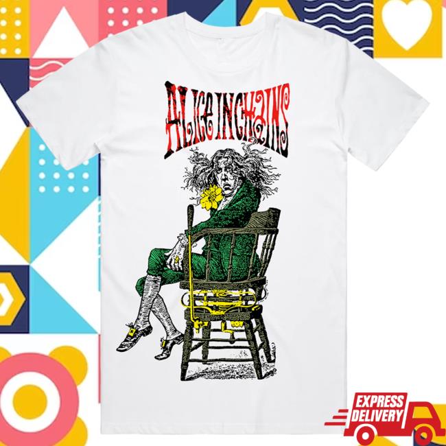 Official Alice In Chains Merch Store Alice In Chains Angry Chair White Hot Shirt Aliceinchains