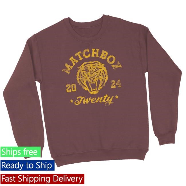 Official Matchbox Twenty Merch Store Varsity Maroon Pullover Tee