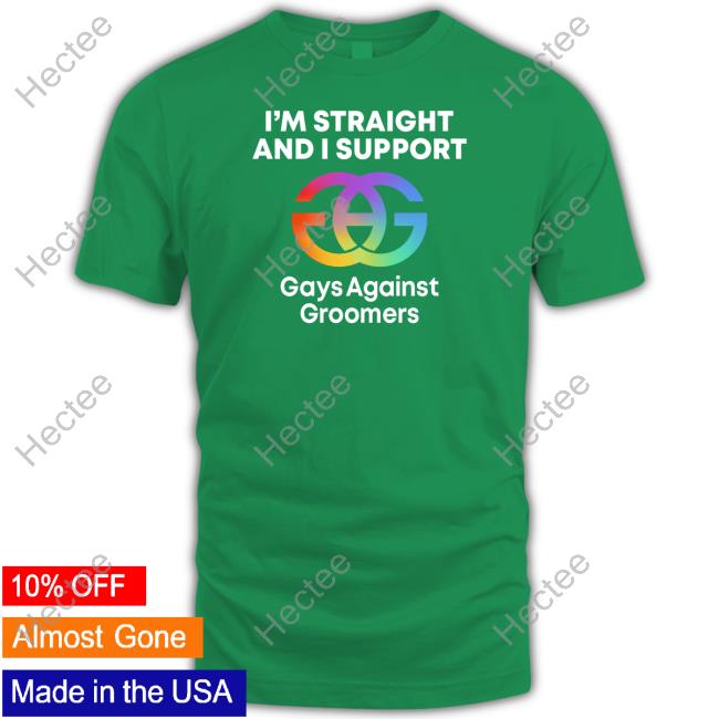 Official I'm Straight And Support Gays Against Groomers Long Sleeve T Shirt