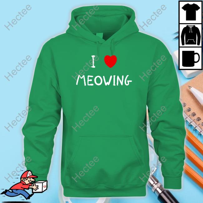 Wido I Love Meowing T Shirt