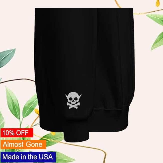 Drew Hayes Poison Elves Merch Store Shop Embroidered Poison Elves Long Sleeve T Shirt