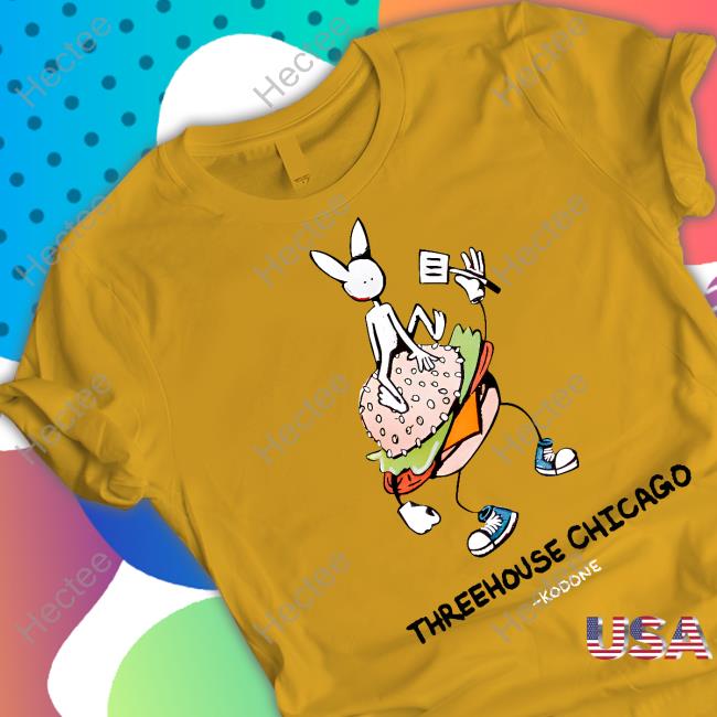 Fauxfresh Threehouse Chicago Kodone Burger Bunny Tee