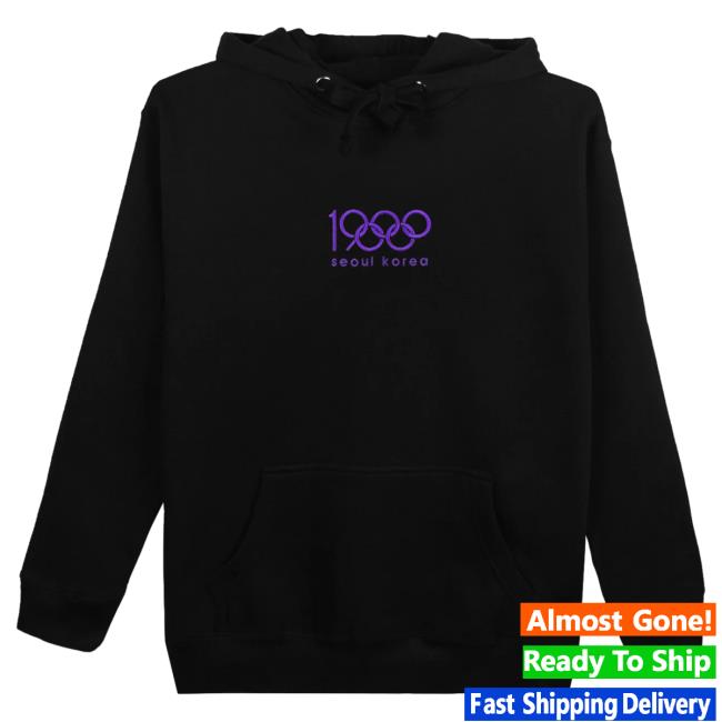 Official Kore Limited Merch Store Kore Limited 1988 Olympic Hoody (Purple On Black) KoreLimited Apparel Clothing Shop