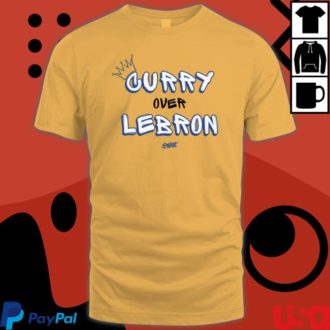 Curry Over Lebron Golden State Basketball Smack Shirts
