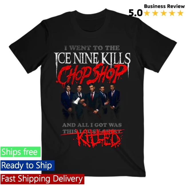 Official Ink Merch Store Ice Nine Kills Chop Shop - Camden Event New Shirt IceNineKills