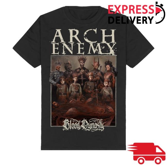 Archenemy Blood Dynasty Hooded Sweatshirt Archenemy Merch Store Blood Dynasty