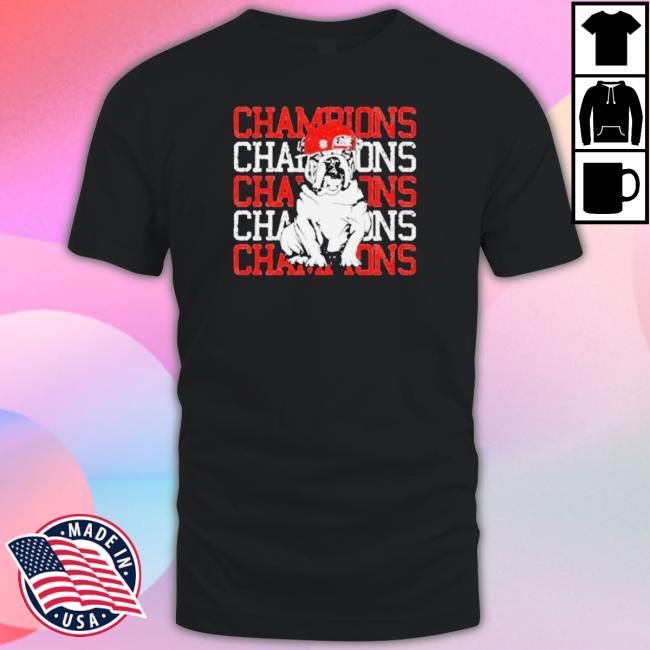 Official Georgia Bulldogs Sec Champions T-Shirt