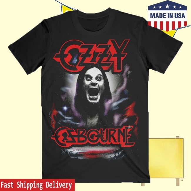 Ozzy Osbourne Merch Store Ozzy Osbourne Memorial Cross Shirt