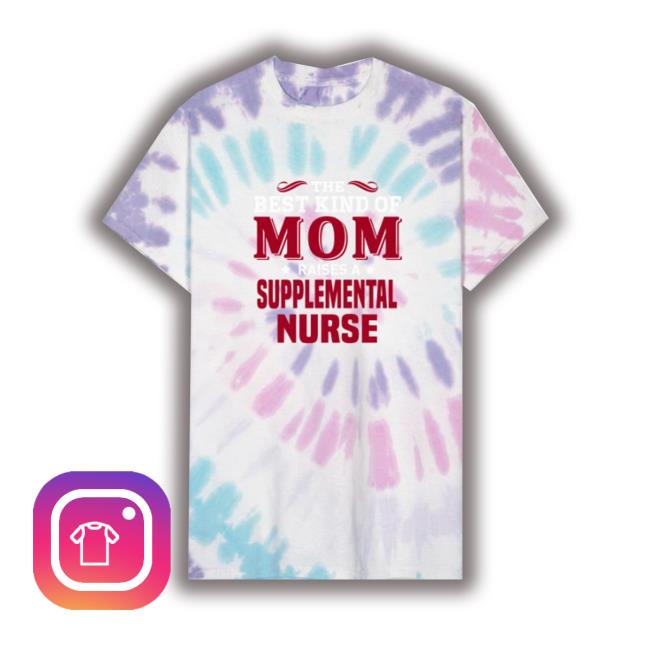 Official Supplemental Nurse Unisex Tie Dye Tee Shirts