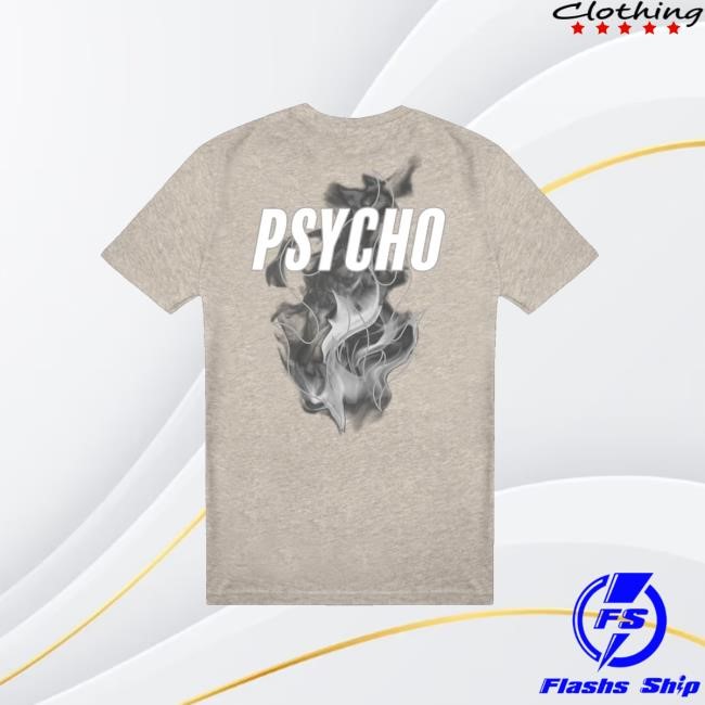 Psycho Grey Reflective T-Shirt Dave Store Merch