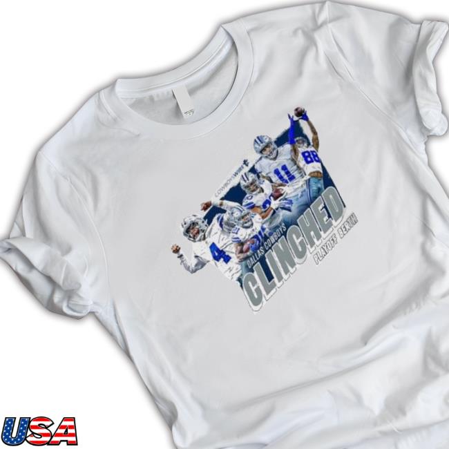 Cowboys Clinch Playoff Nfc 2022 Hooded Sweatshirt
