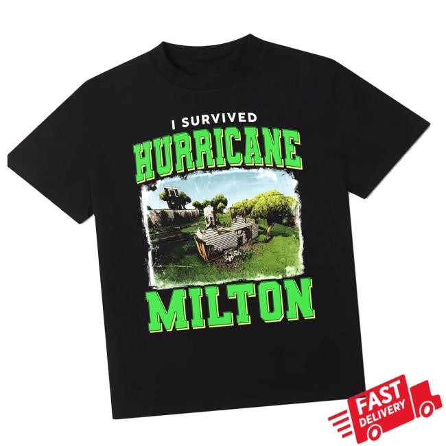 Not Safe For Wear Merch Store I Survived Hurricane Milton Crewneck Sweatshirt