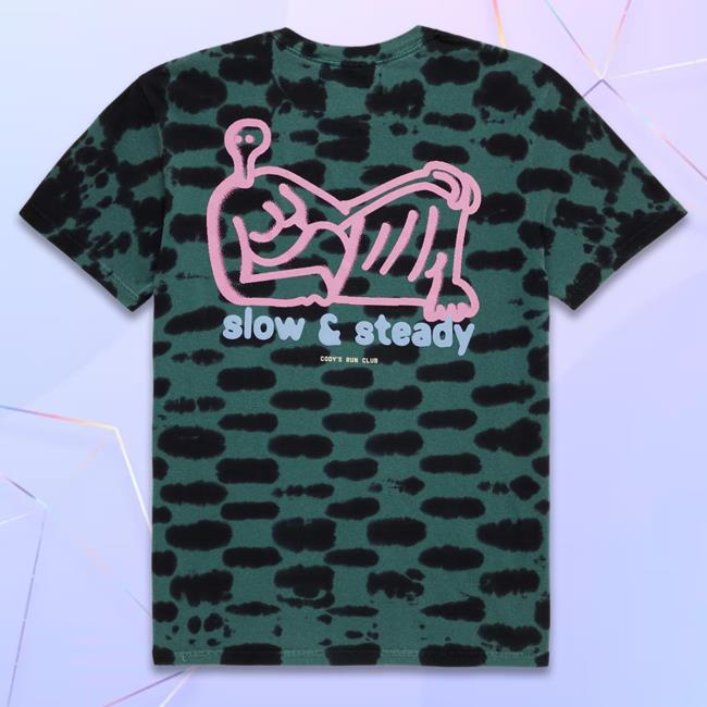 Official Codys Run Club Merch Store Cody's Run Club Slow / Shirt / Slate Patch-Overdye CodysRunClub Apparel Cody'sRunClub Clothing Shop