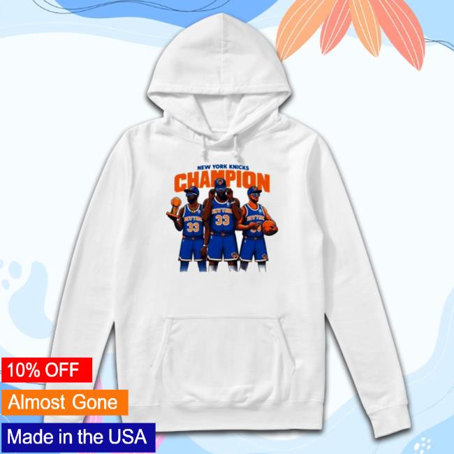 Trending New York Knicks Champion Basketball Cartoon Hoodie Sweatshirt