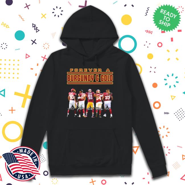 Forever A Burgundy & Gold Team Sport Signature Sweatshirts