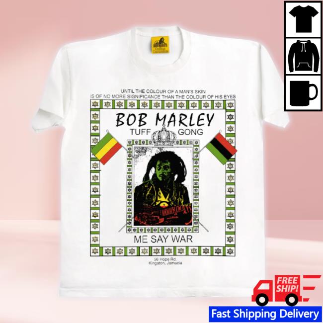Official August Store Merch Online Ceramics X Bob Marley Tuff Gong Long Sleeve Tee (White) August-Shop