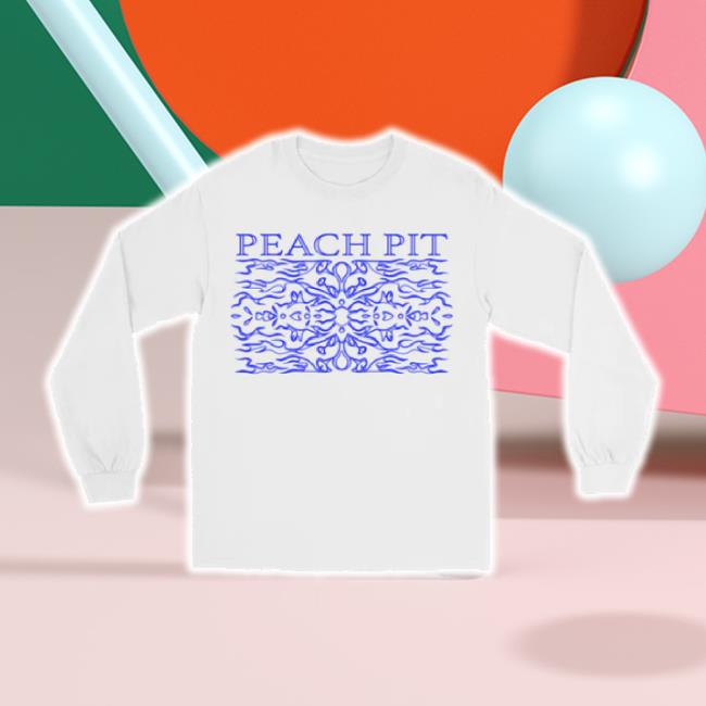 Trending Peach Pit Music Merch Store Holly Lamb Blue Long Sleeve Tee Peachpitmusic Shop