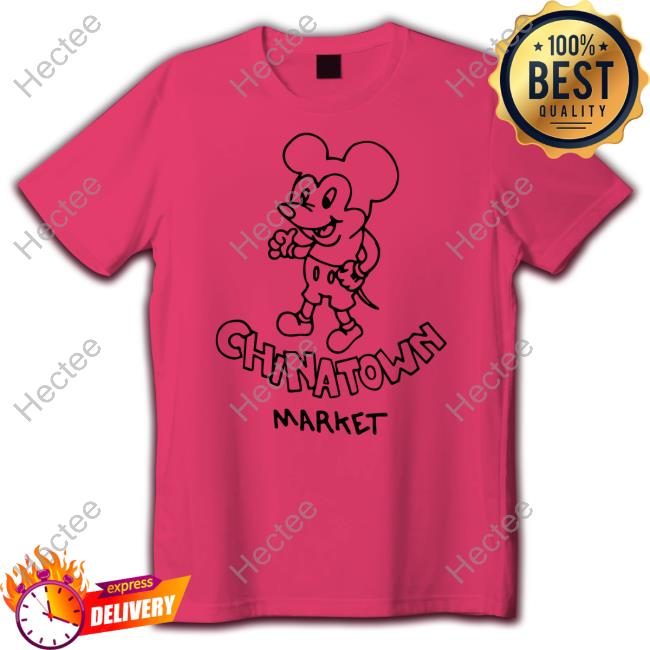Cam Johnson Wearing Mickey Mouse Chinatown Market Hooded Sweatshirt Chinatown Market Sweatshirt