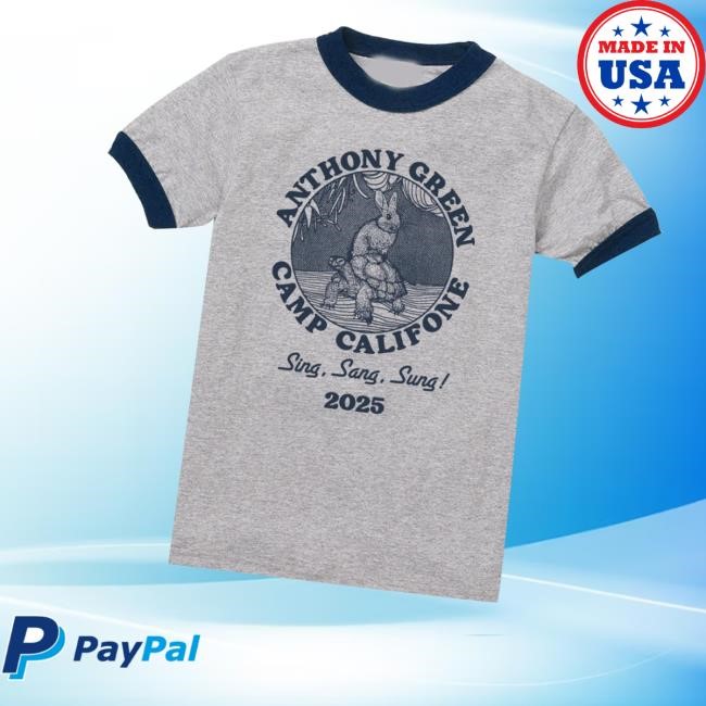 Bornlosersrecords Merch Anthony Green Camp Califone Shirt