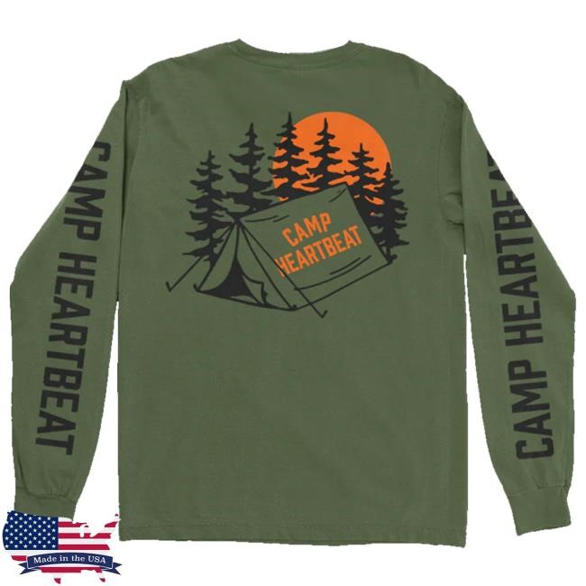 Heartbeat Hot Sauce Merch Camp Heartbeat Long Sleeve Funny Shirt