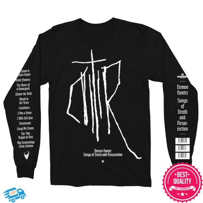 Solid State Records Merch Songs Of Death And Resurrection Long Sleeve Hooded Sweatshirt