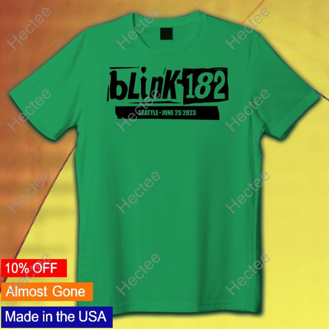 Blink 182 Seattle June 25 2023 Shirt