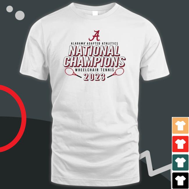 2023 Alabama Adapted Athletics Wheelchair Tennis National Champions Shirt