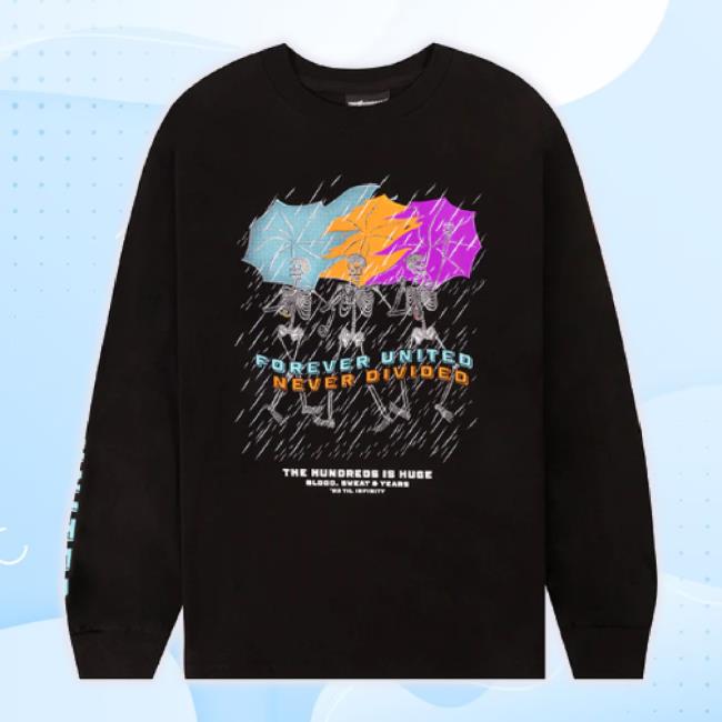 Original The Hundreds Merch Store The Hundreds In The Rain Ls Hoodie Sweatshirt Black Thehundreds Shop