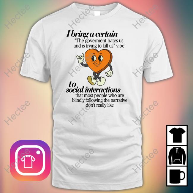 Newearthco Store A Certain Vibe Heart Shirts