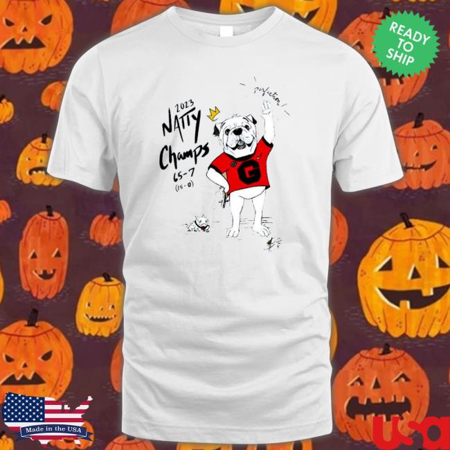 Georgia Bulldogs 2023 Natty Champs 65-7 Classic Shirt