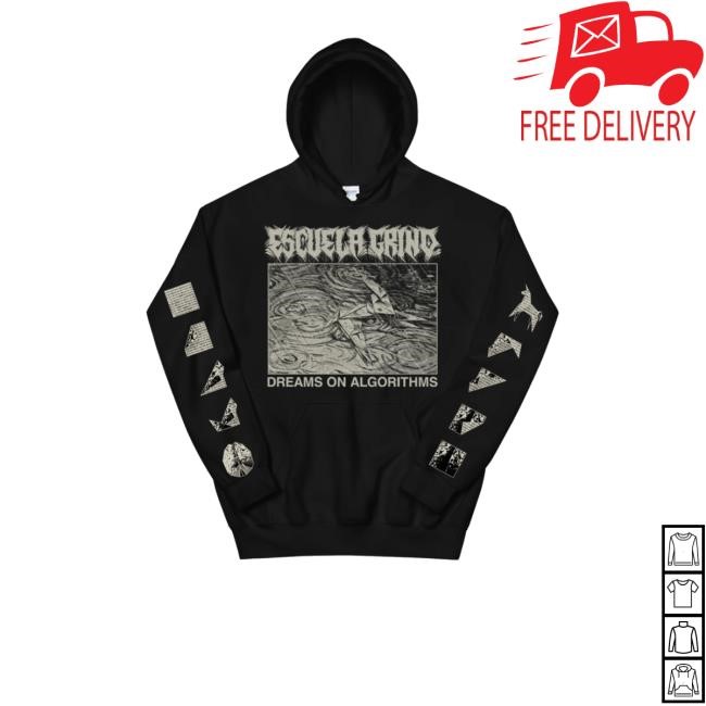 Mnrkheavy Merch Escuela Grind Origami Unicorn Hoodie