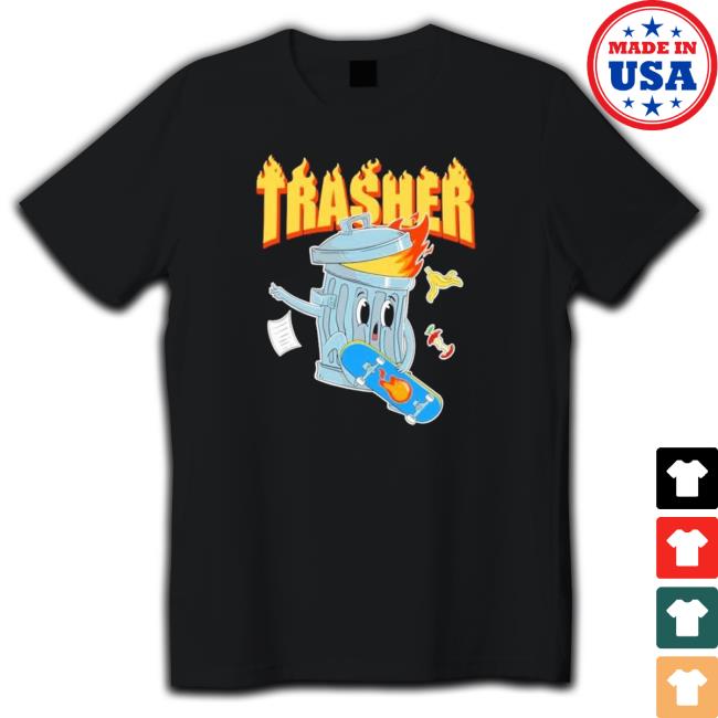 Fiery Trash Thrasher Crewneck Sweatshirt