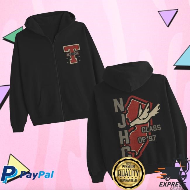 Trending Thursday Merch Store Class Of ’97 Varsity Zip Up Hoodie
