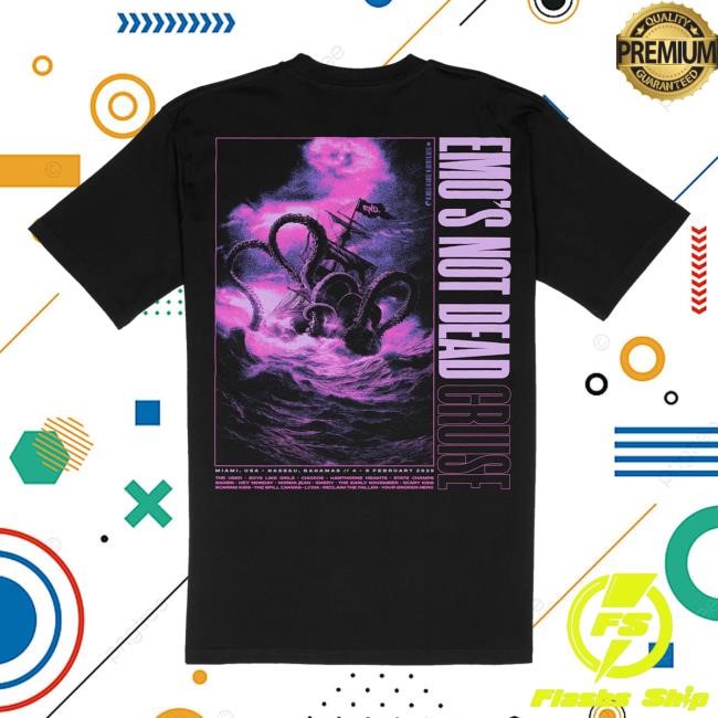 Trending Emo's Not Dead Merch Store Kraken Attack Long Sleeve Shirt